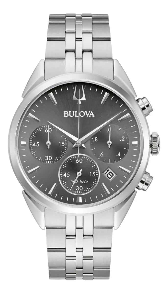 Reloj Bulova 96b372 41mm Cristal Zafiro Alta Frecuencia (Reacondicionado)