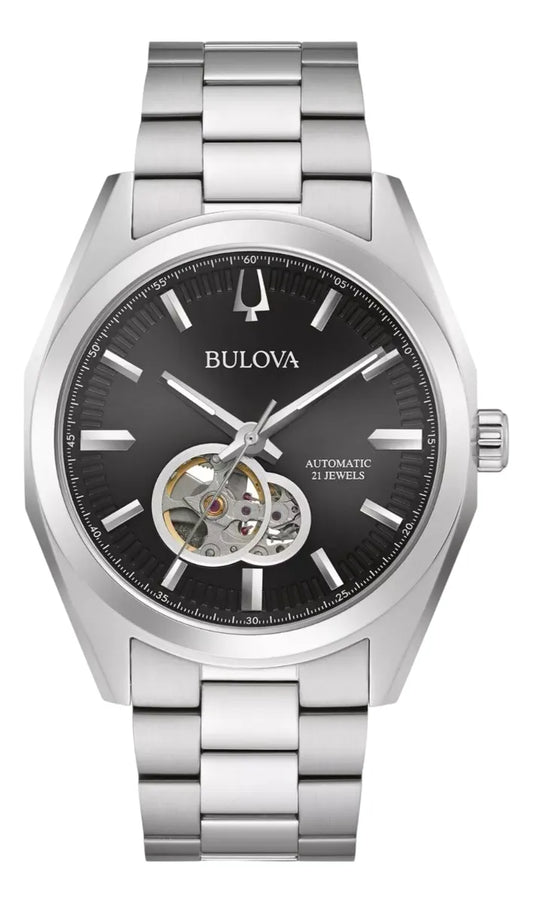 Reloj Bulova Automático Surveyor 96a270 Time Square Caballero (Reacondicionado)
