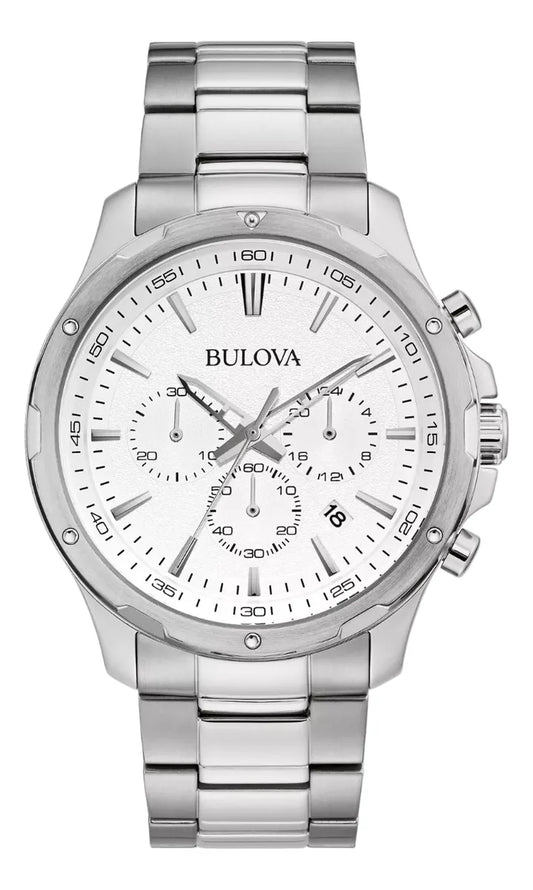 Reloj Bulova 96b335 Cronógrafo Cuarzo Para Caballero (Reacondicionado)