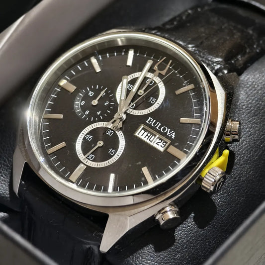 Reloj Bulova 96c133 Hombre, Cuarzo , Cronógrafo (Reacondicionado)