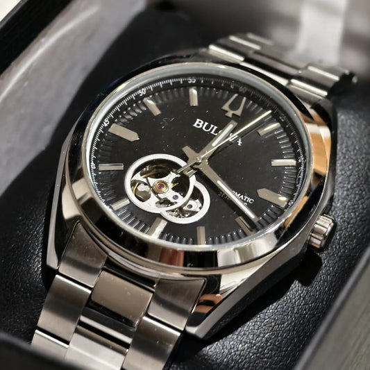 Reloj Bulova Automático Surveyor 96a270 Time Square Caballero (Reacondicionado)