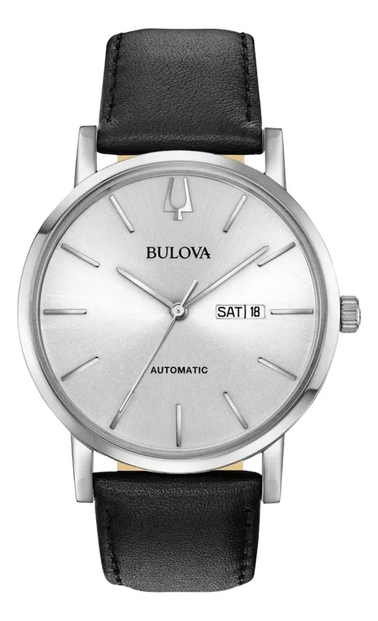 Reloj Automático Bulova 96c130 Piel Para Hombre (Reacondicionado)
